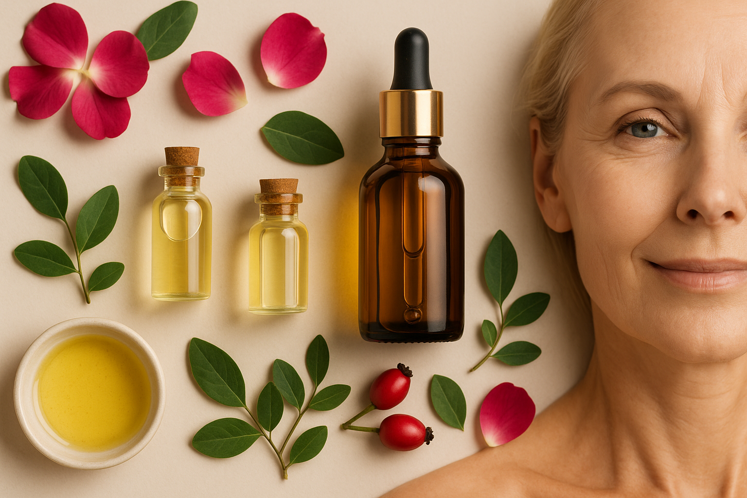 ✨ The Power of Natural Oils for Healthy, Glowing Skin After 50